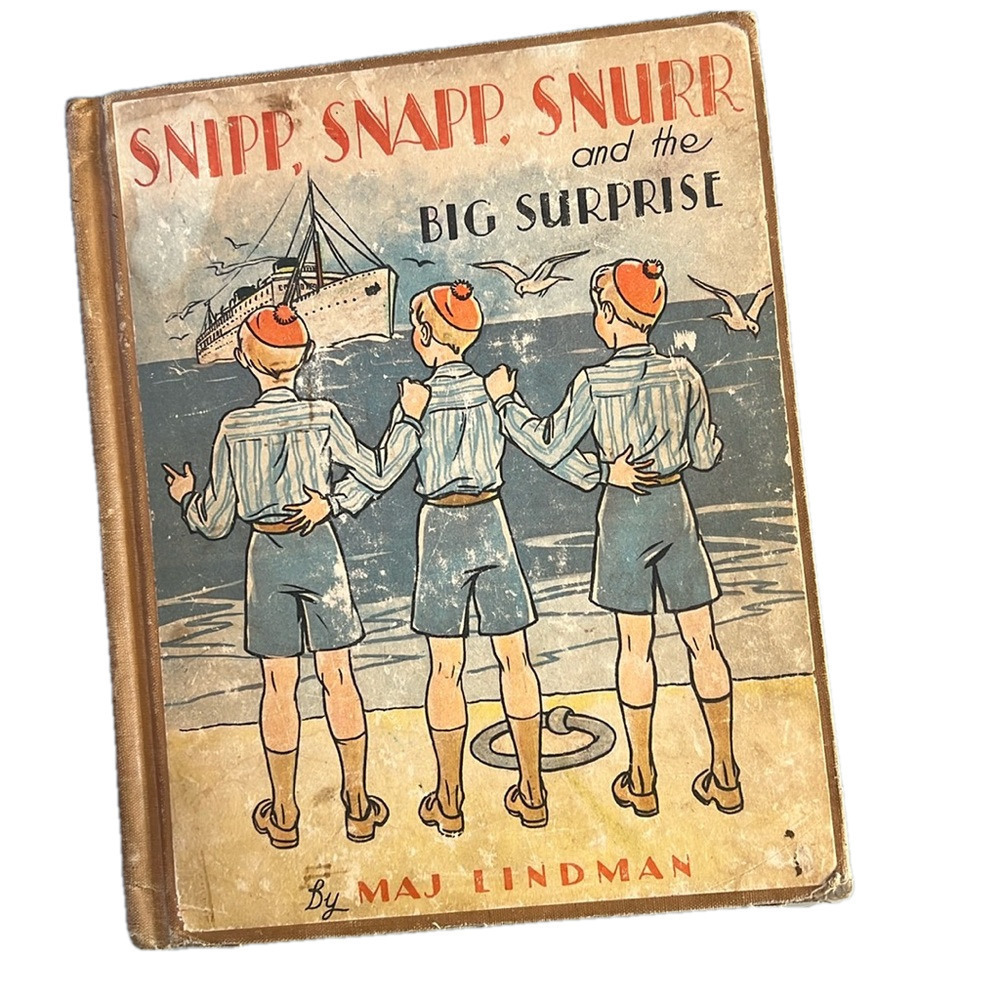 Vintage Children’s Book Snipp, Snapp, Snurr and the Big Surprise 1946